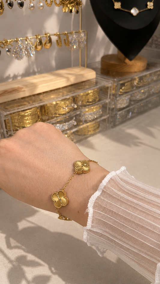 Four leaves bracelet