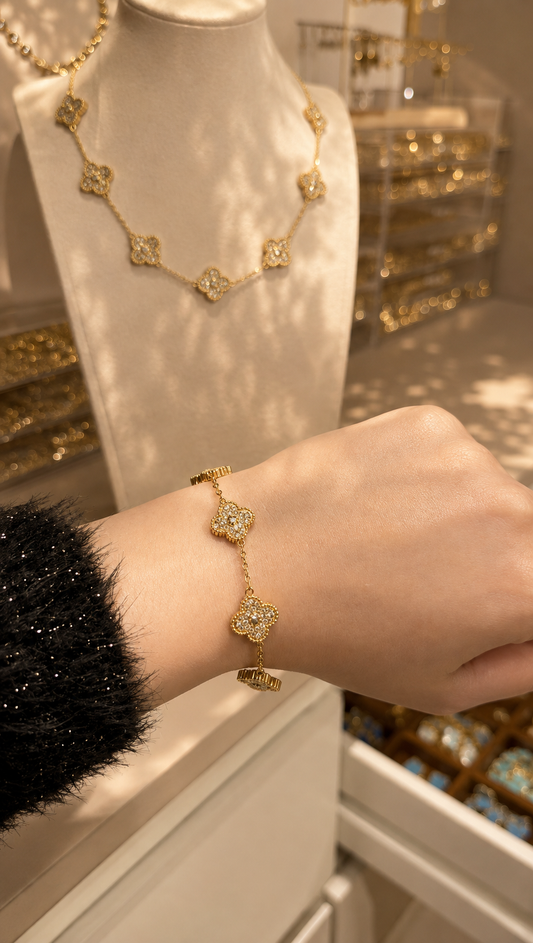 Four leaves New Usual bracelet
