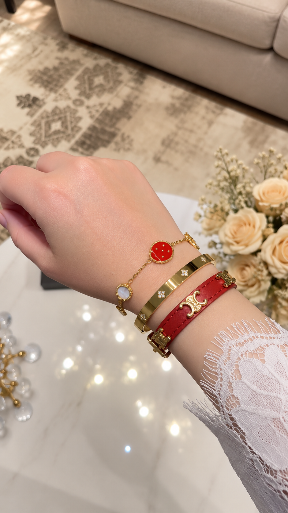 Red velvet stack
