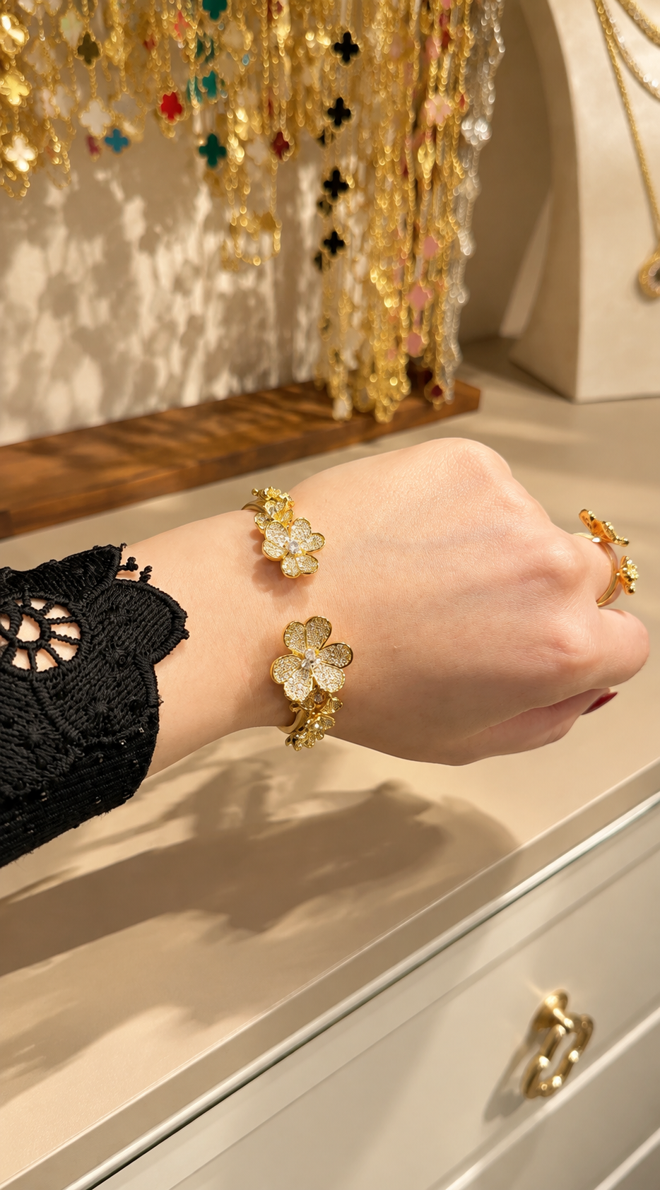 Rose bracelet