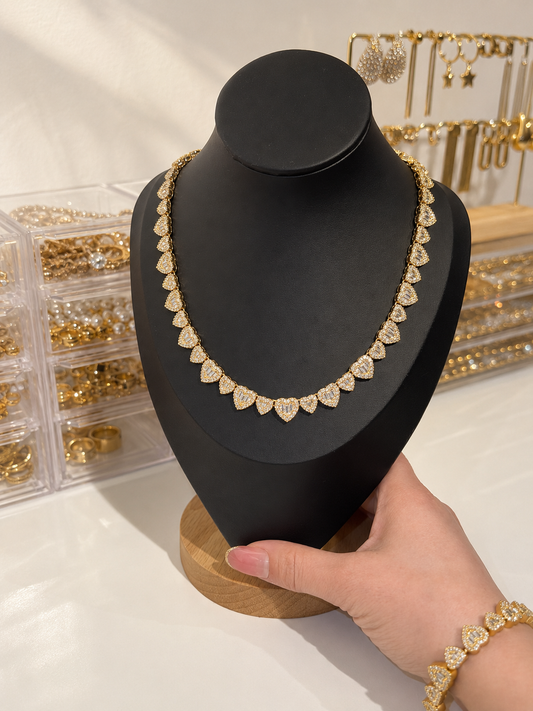Sparkling heart set