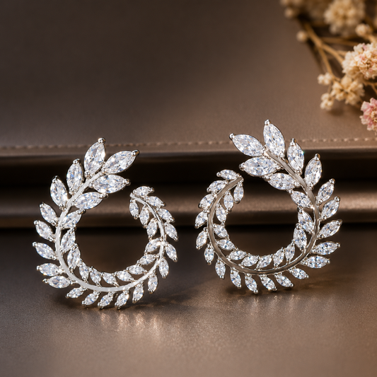 A thousand leaves earrings