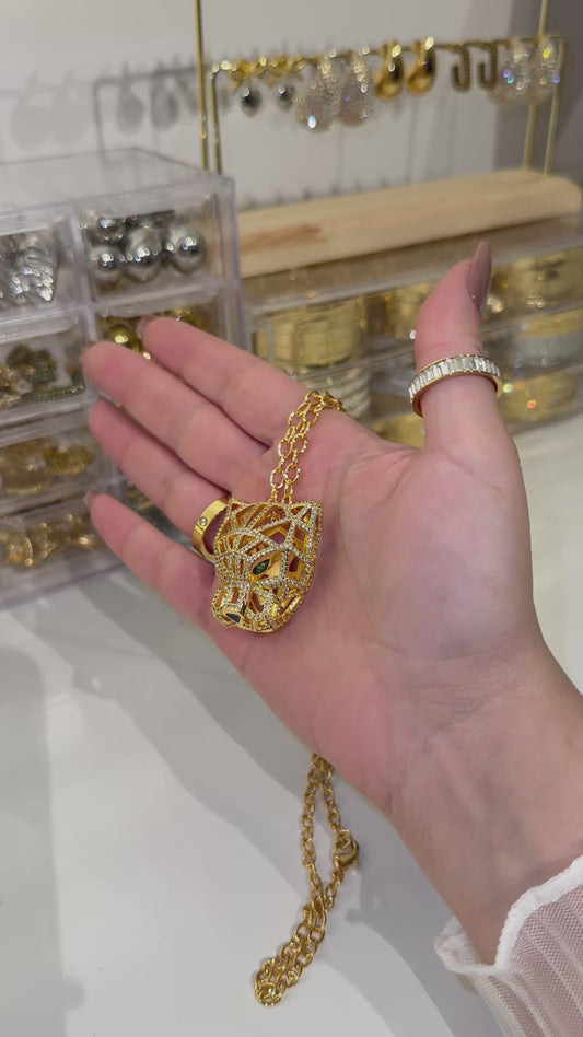 Lioness necklace